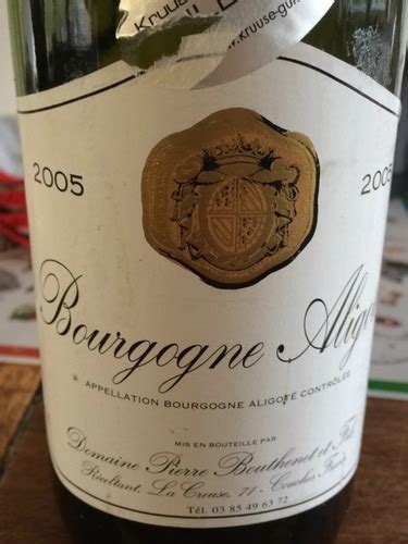 Pierre Bouthenet Bourgogne Aligoté Vivino US