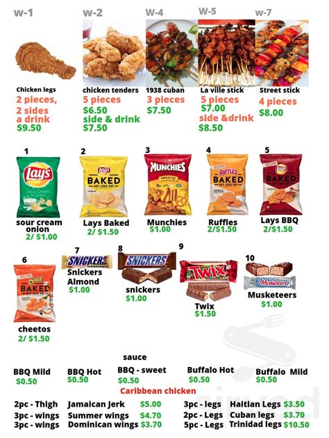 West Indies Chicken menu in Lexington, Kentucky, USA