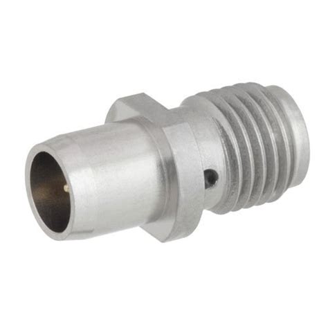 Slide On BMA Plug To SMA Female Jack Adapter Passivated Stainless