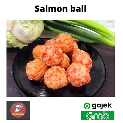 Jual Salmon Ball Cedea 500gr Bakso Salmon Cedea Frozen Food Bakso