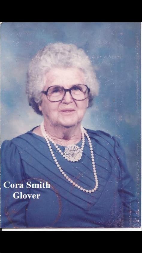 Cora Belle Smith Glover 1909 1989 Memorial Find A Grave