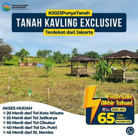 Tanah Kavling Strategis Di Klapanunggal View Indah Lokasi Strategis