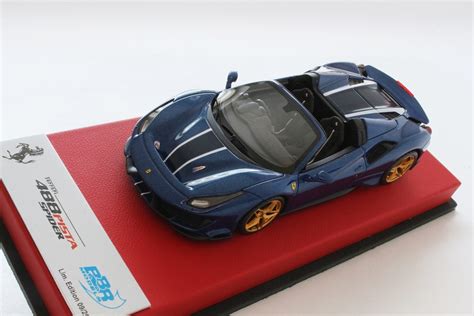 Car Clb Ferrari Pista Spider Rhd Blu Pozzi Rgm Design