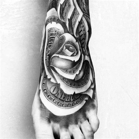 Striking Money Rose Tattoo Designs Art And Design