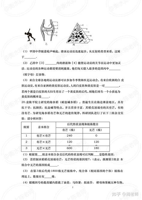 2023初中会考地理、生物结业考试真题卷 押题18年 考前做完 稳考a等级 知乎