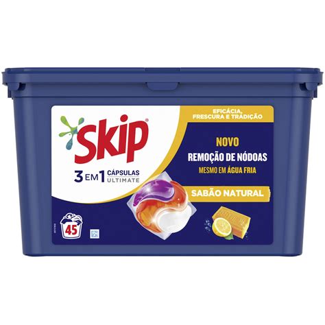 Detergente M Quina Roupa C Psulas Ultimate Sab O Natural Skip