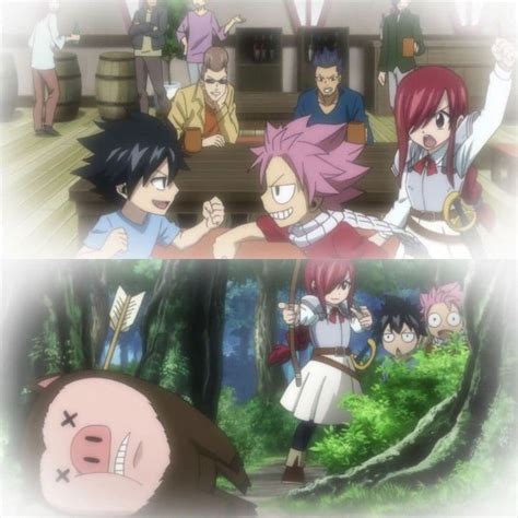 Natsu And Gray And Erza