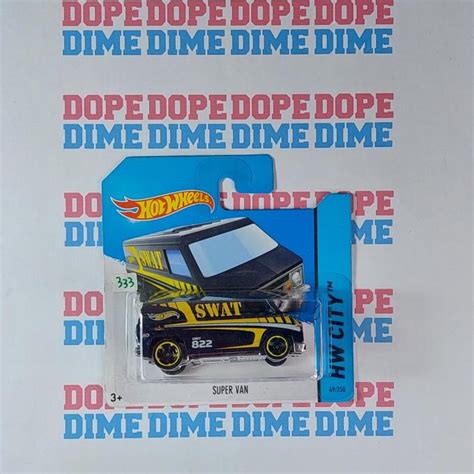 Jual Hot Wheels Super Van Swat Team Short Card Shopee Indonesia