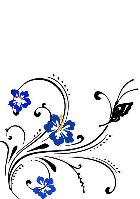 Butterfly Scroll Clip Art At Vector Clip Art Online