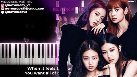 Blackpink The Happiest Girl Karaoke Piano Youtube