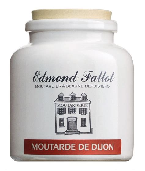 Moutarde De Dijon Edmond Fallot Pot Grès 250g Nos Spécialités