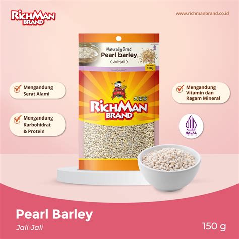 Jual Richman Brand Pearl Barley Jali Jali Gr Shopee Indonesia