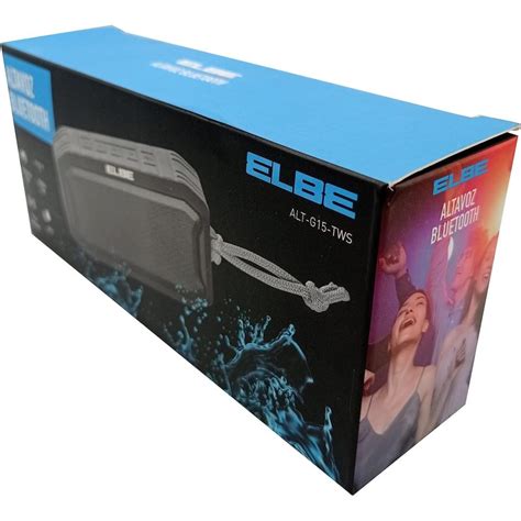 Elbe ALT G15 TWS Altavoz Portátil Bluetooth Resistente al Agua 5W Gris