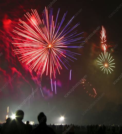 Fireworks display - Stock Image - H910/0108 - Science Photo Library