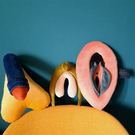 Sex Education Pillows Vulva 2 0 Clitoris And Penis Pillows Set Colorful Puppets For Sex Ed