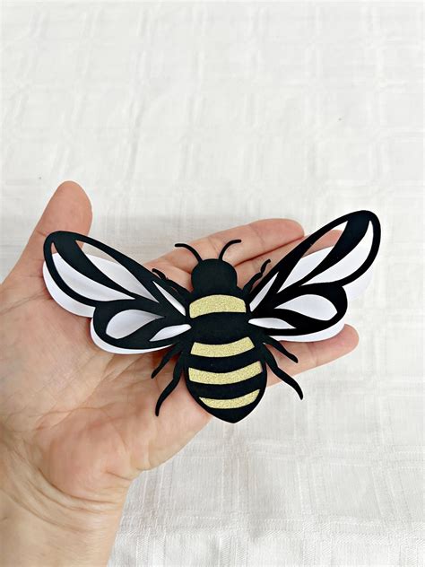 6 Pcs 3D BUMBLE BEE Paper Wall Decor Bee Party What Will It Etsy