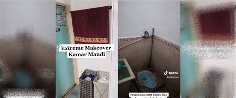 Ekstrem Makeover Kamar Mandi Kumal Jadi Mewah Potret Before After