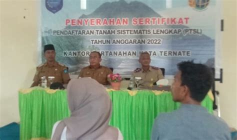 Warga Pulau Hiri Dapatkan Sertifikat Program Ptsl Dari Atr Bpn Kota