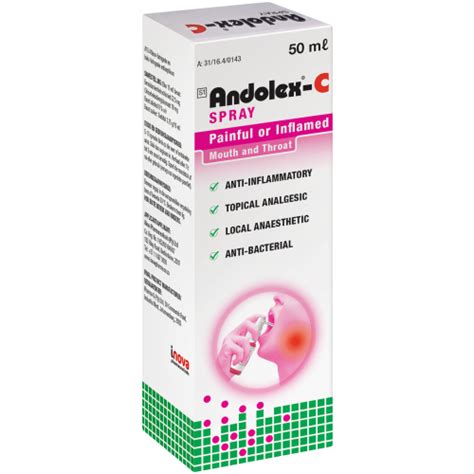 Andolex C Oral Spray 50ml Clicks