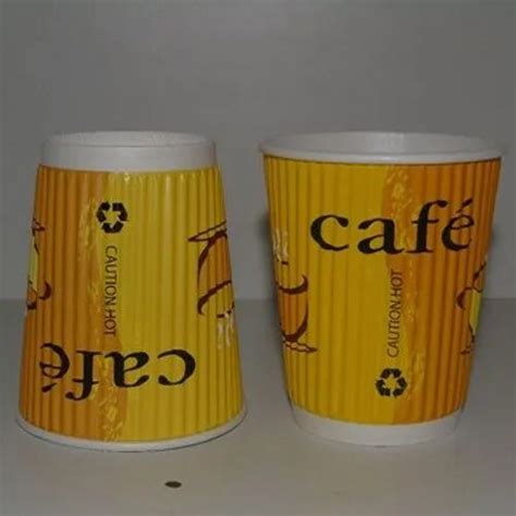 Ripple Paper Cup For Coffee Cold Drinks Snacks Tea Utility Dishes