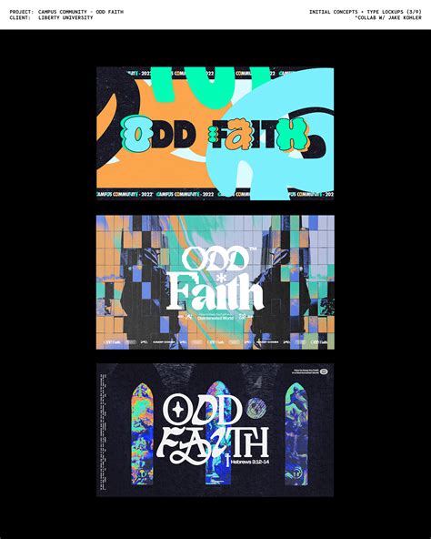 Odd Faith Visual Identity And Brand Development Behance