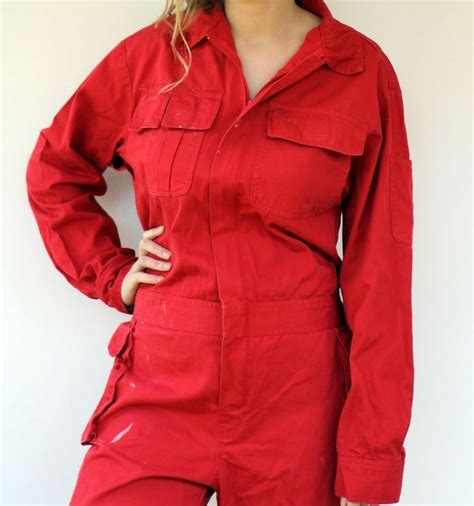 Workwear Coveralls Vintage 80s Painters Overalls Jumpsuit Etsy Hipster Dress Work Wear