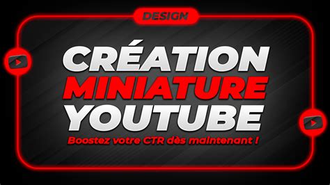 Je Vais Cr Er Votre Miniature Youtube Professionnelle Et Attirante Par