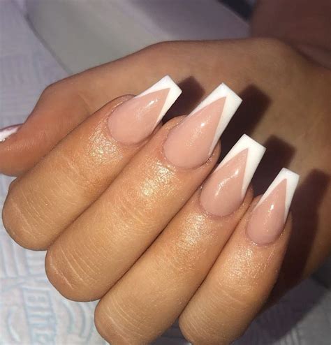 21 French Manicure Styles To Try Immediately French Tip Acrylic Nails French Manicure Nails