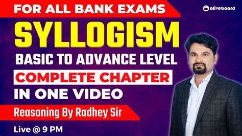 Complete Syllogism Reasoning For Bank Exams In One Video Basic To