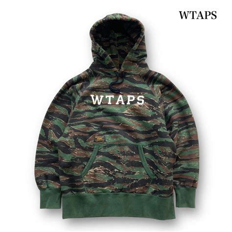 Yahooオークション 【wtaps】design Hoodedダブルタップス タイガー