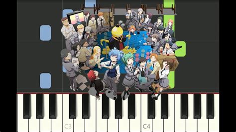 Piano Tutorial Question From Assassination Classroom 3rd Opening With Free Sheet Music Pdf