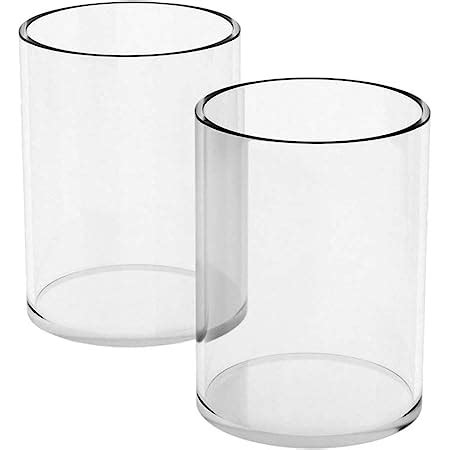 Amazon Niubee Acrylic Pen Holder Pack Clear Desktop Pencil Cup