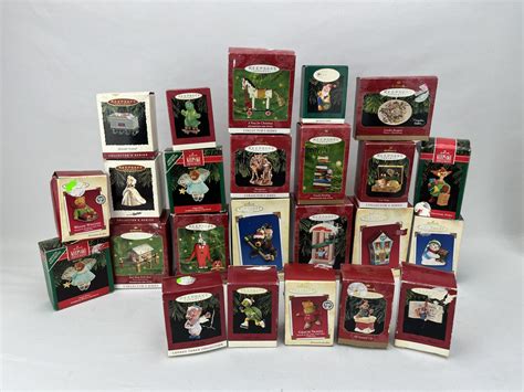 Lot Large Group Of Hallmark Keepsake Ornaments Van Metre Auction