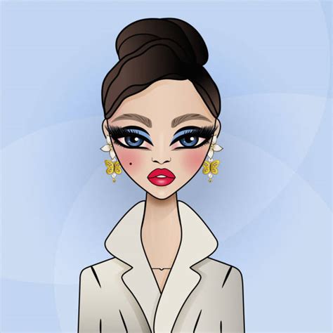 Woman Wearing Trench Coat Illustrations Royalty Free Vector Graphics