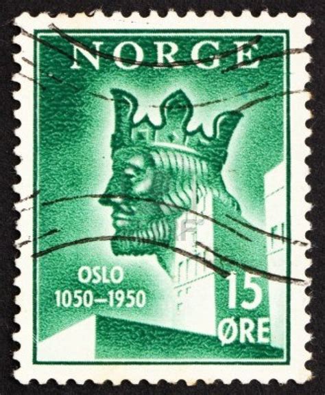 Norway Circa 1950 A Stamp Printed In The Norway Shows King Stamp