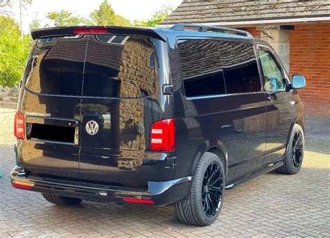 Vw Transporter T T T Spoiler Deuren Deep Black Pearl Lc X