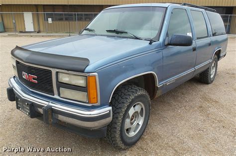 1994 Gmc Suburban 1500 Sle Suv In Hugoton Ks Item Da4515 Sold