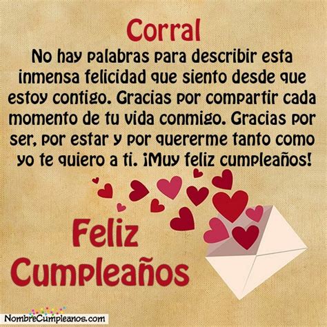 Feliz Cumpleaños Corral Tartas Tarjetas Deseos