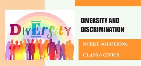 Ncert Solutions For Chapter Diversity And Discrimination Class