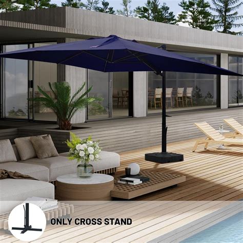 Boyel Living 10x10 Ft 360°rotation Square Outdoor Cantilever Patio