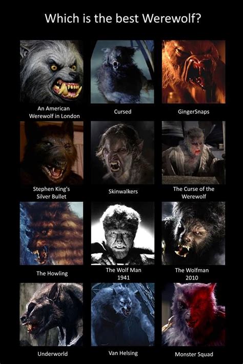 Werewolf Vs Wolfman Difference