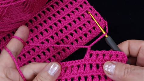 Very Simple Crochet Knitting Pattern For Beginners Youtube