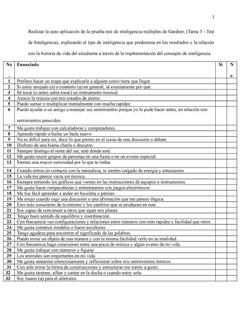 Tarea 3 jessica resuelto Realizar la auto aplicación de la prueba