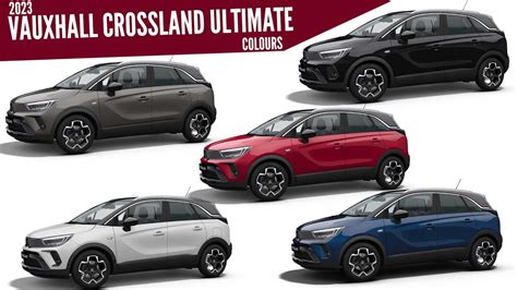 2023 Vauxhall Crossland Ultimate All Color Options Images