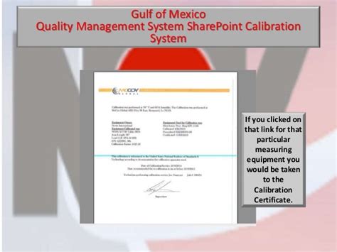 Qms Calibration Powerpoint