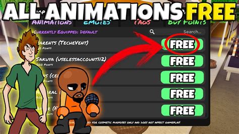 How To Get ALL Animations FREE Funky Friday YouTube