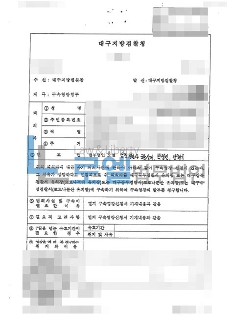 사건사례 사기 구속영장청구기각