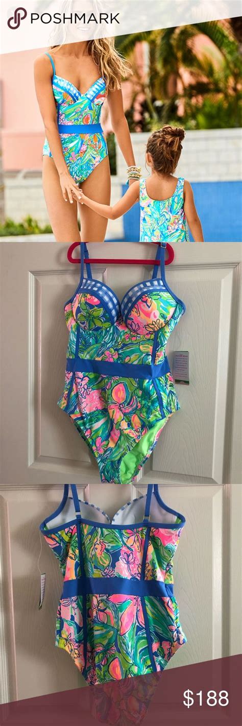 Lilly Pulitzer Palma One Piece Swimsuit Size 8 NWT Sold Out One Piece