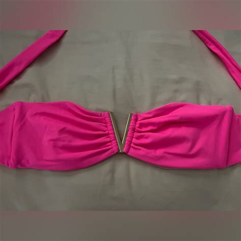 Victorias Secret Neon Pink Bikini Gem