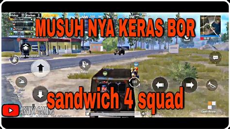 Redmi Note 8 Pro Pubg Mobile Gameplay Random Squad Musuh Nya Keras